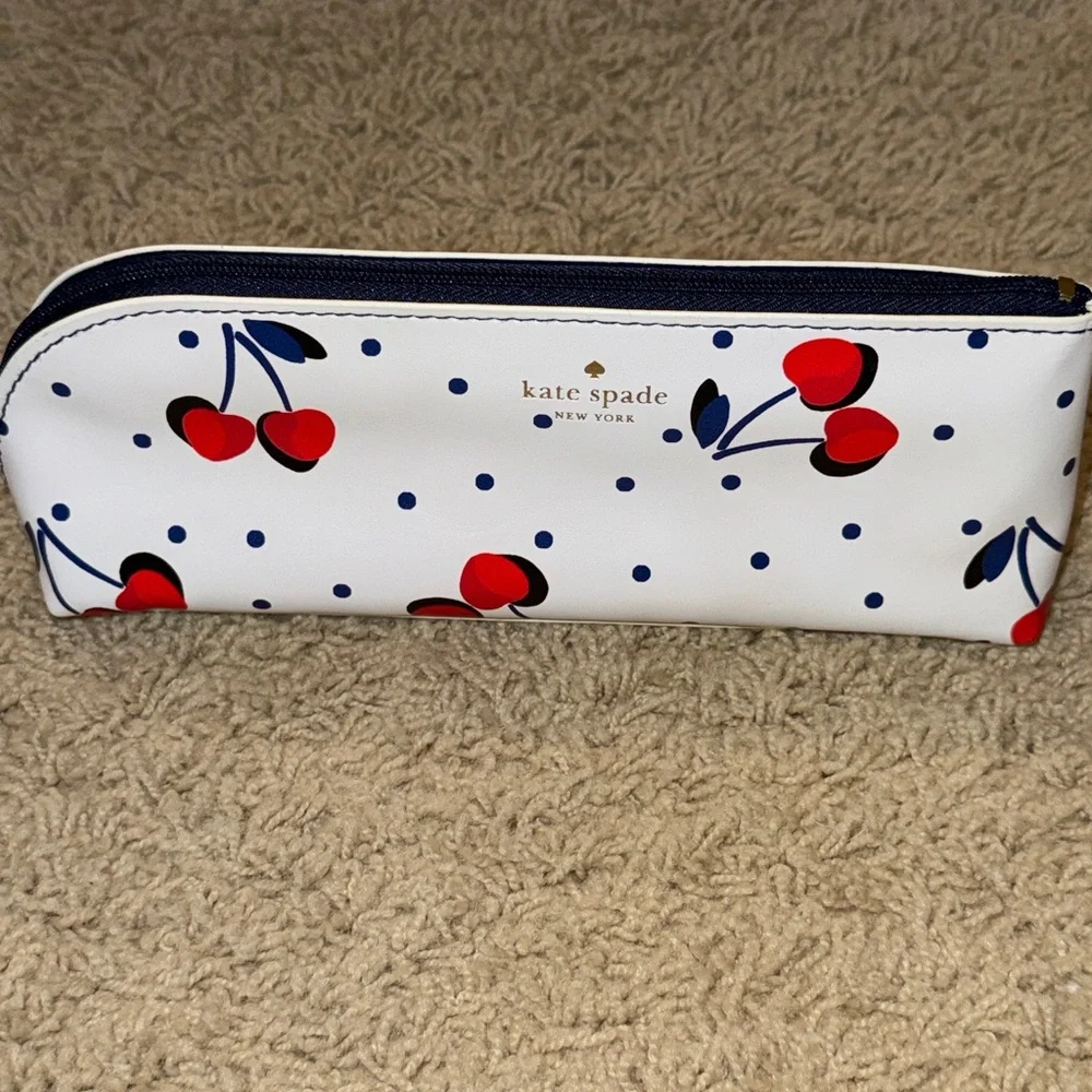 kate spade Cherry Print Pencil Case